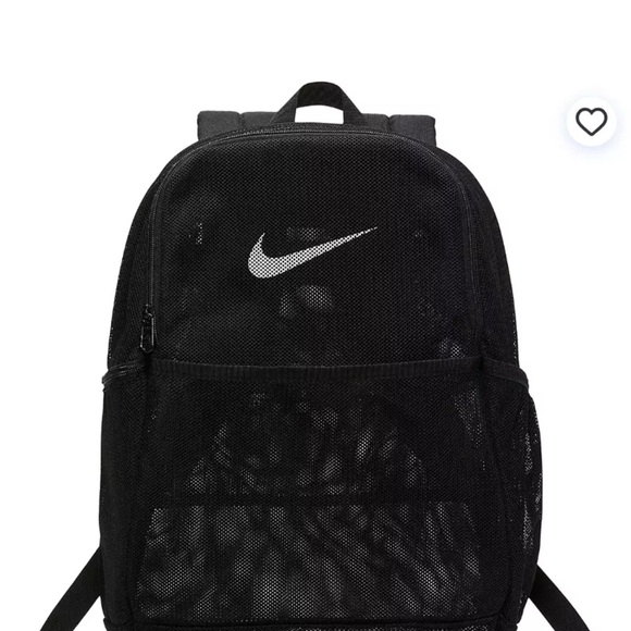 NWT NEW NIKE Brasilia MESH 9.0 IX Backpack Black - Picture 3 of 6